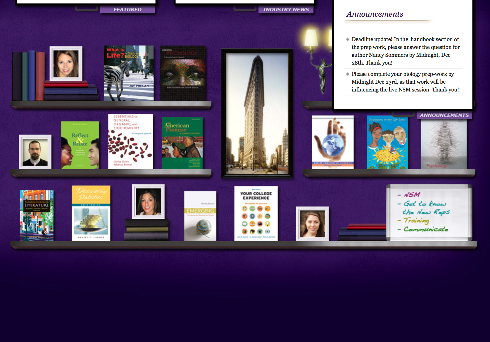 Macmillan Publishers - Mini Site